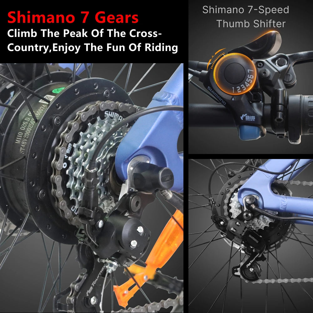 Huanci HX Q5 2000W Electric Mountain Ebike Removable Battery 57KMH