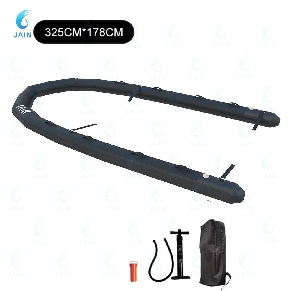 JAIN Inflatable Jet Ski Collar Pro PVC Buoy Rescue Kit