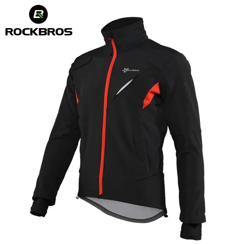 Rockbros Winter Cycling Jacket Unisex Thermal Windproof