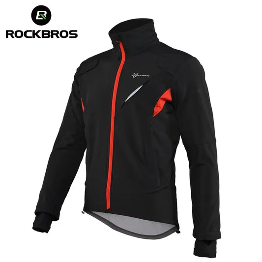 Rockbros Winter Cycling Jacket Unisex Thermal Windproof
