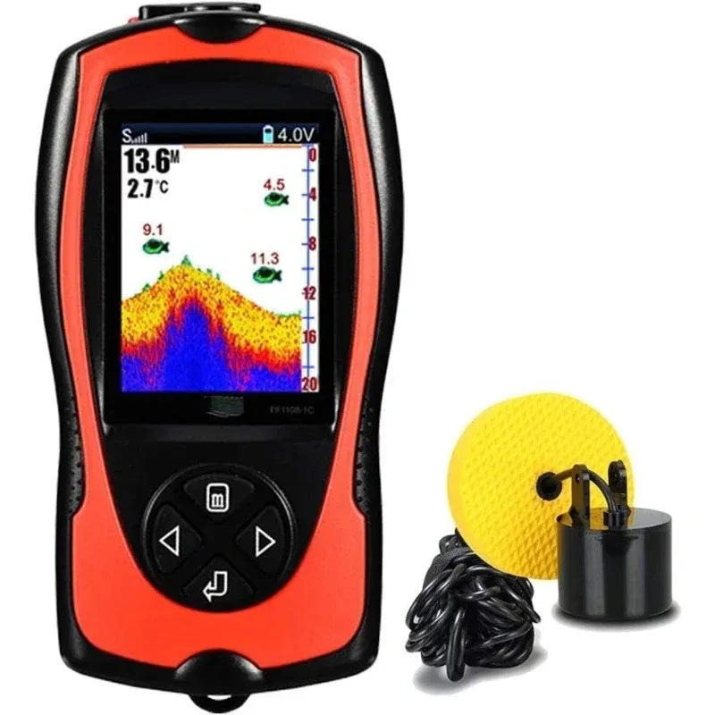 Portable Handheld Kayak Fish Finder Depth Finder With Sonar Sensor