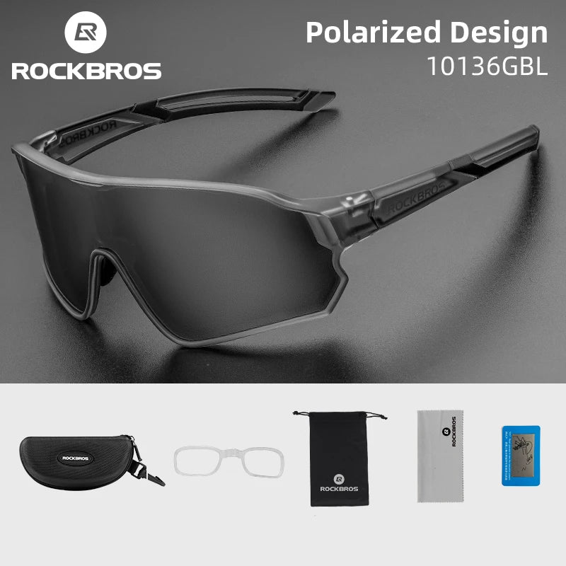 ROCKBROS Polarized UV400 Sunglasses For Outdoor Sports Cycling
