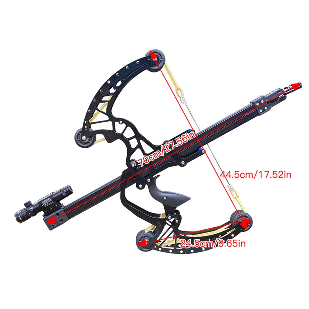 All Metal Compound Bow And Arrow Slingshot Set Outdoor Precision