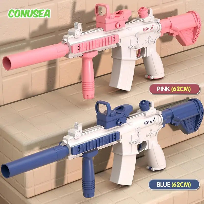 CONUSEA M416 Electric Water Gun Pistol Long Range Pool Toy