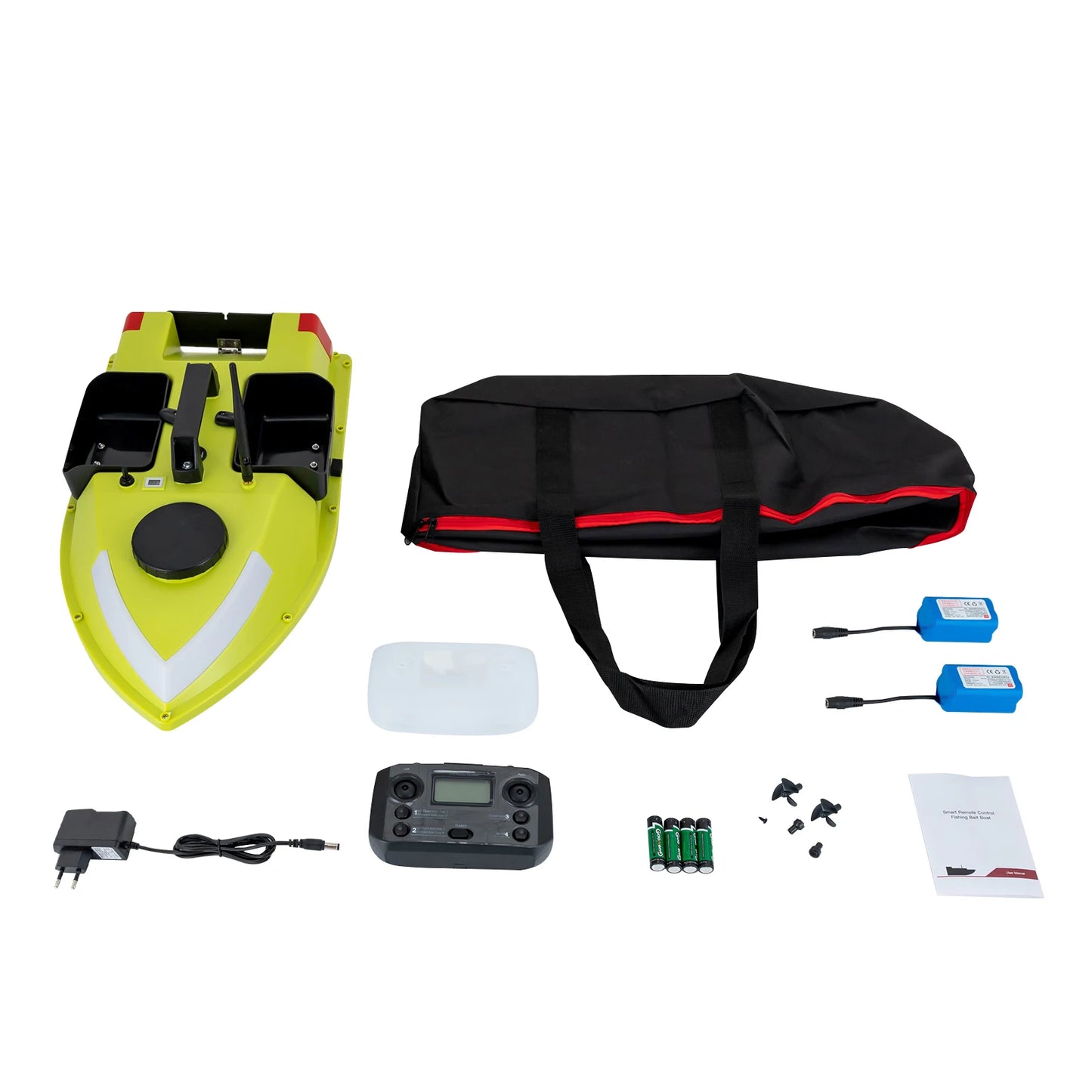 Charging Time GPS Fishing Bait Boat With Remote And Batteries