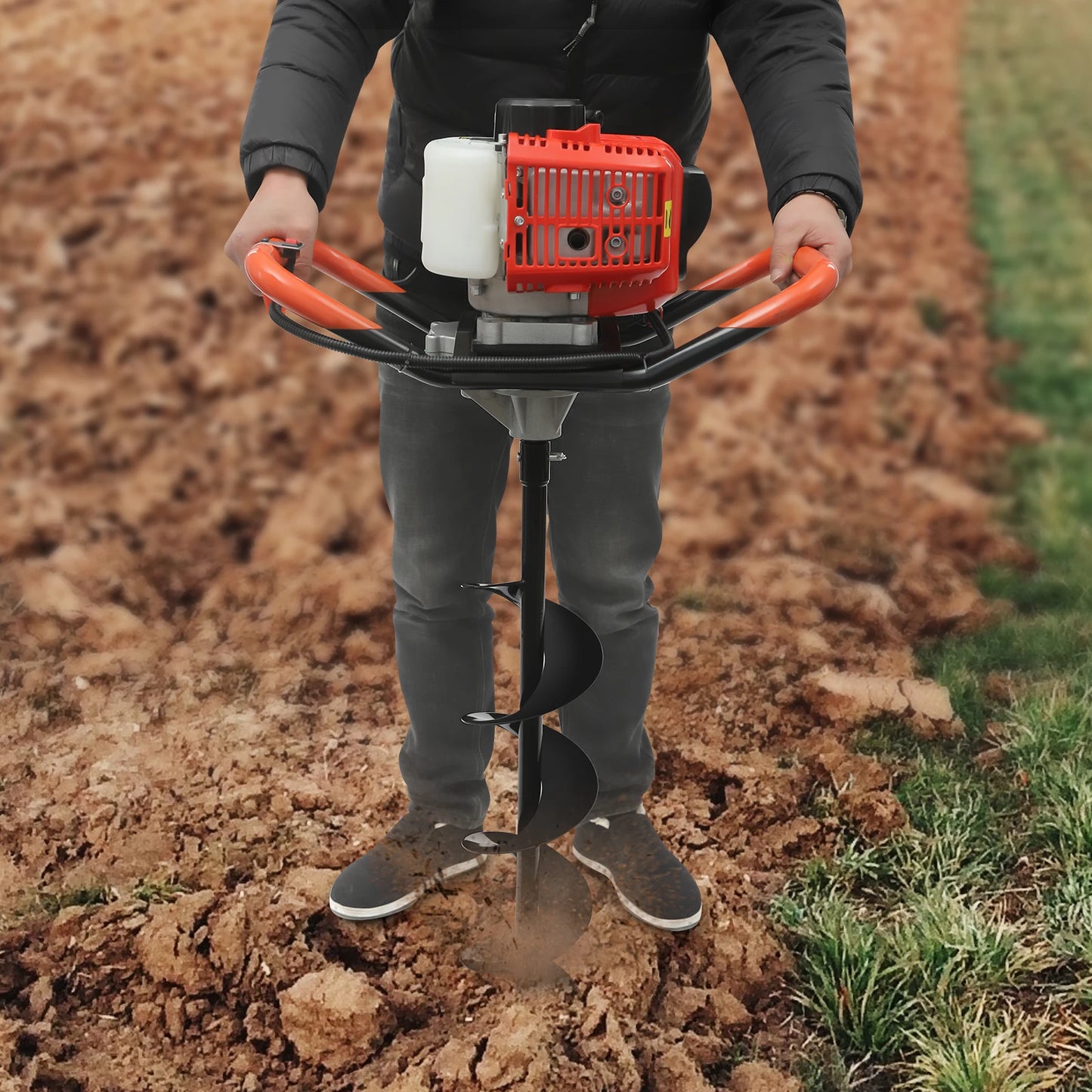 Hign-concerned Chemical 2.3HP Earth Auger Post Hole Digger Kit