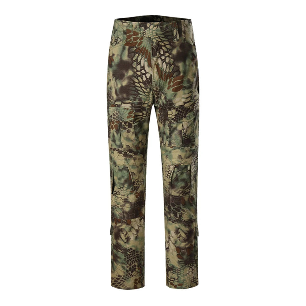 Combat Pants Tactical Camouflage Multicam For Outdoor Trekking Hunting
