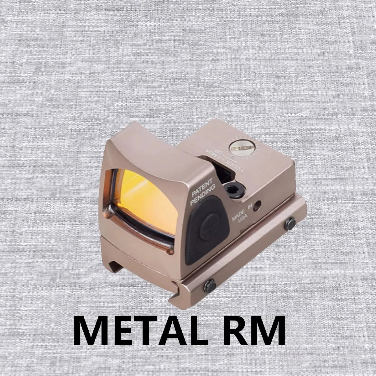 Tactical RM S Red Dot Sight Collimator Reflex For G17 Scope Optics Riflescope Fit Airsoft Weapons 20mm Rail Hunting