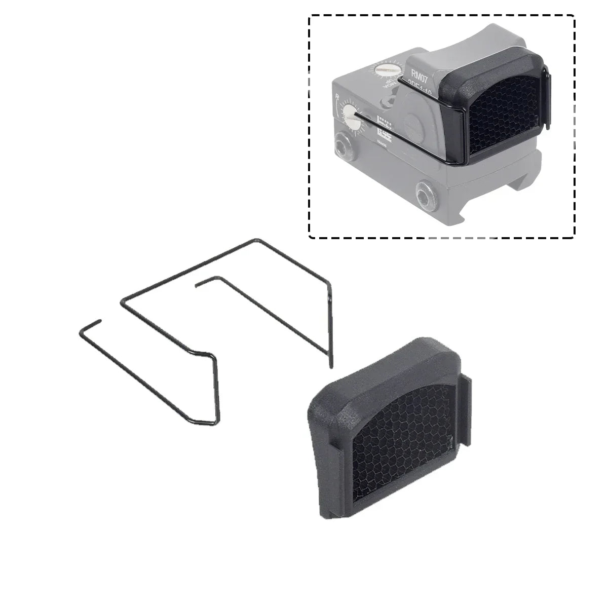 Tactical RM Red Dot Sight Reflex Scope Adjustable Aiming Optical Riflescope Fit 20mm Rail Airsoft Pistol G17 G19 AR15 M4 RM HD