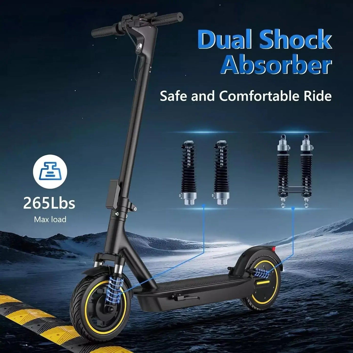 Ladped LPMAX Folding Electric Scooter 22 MPH Long Range