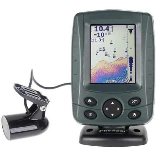Dual Frequency Fish Finder 200KHz 83KHz Multilingual Autozoom