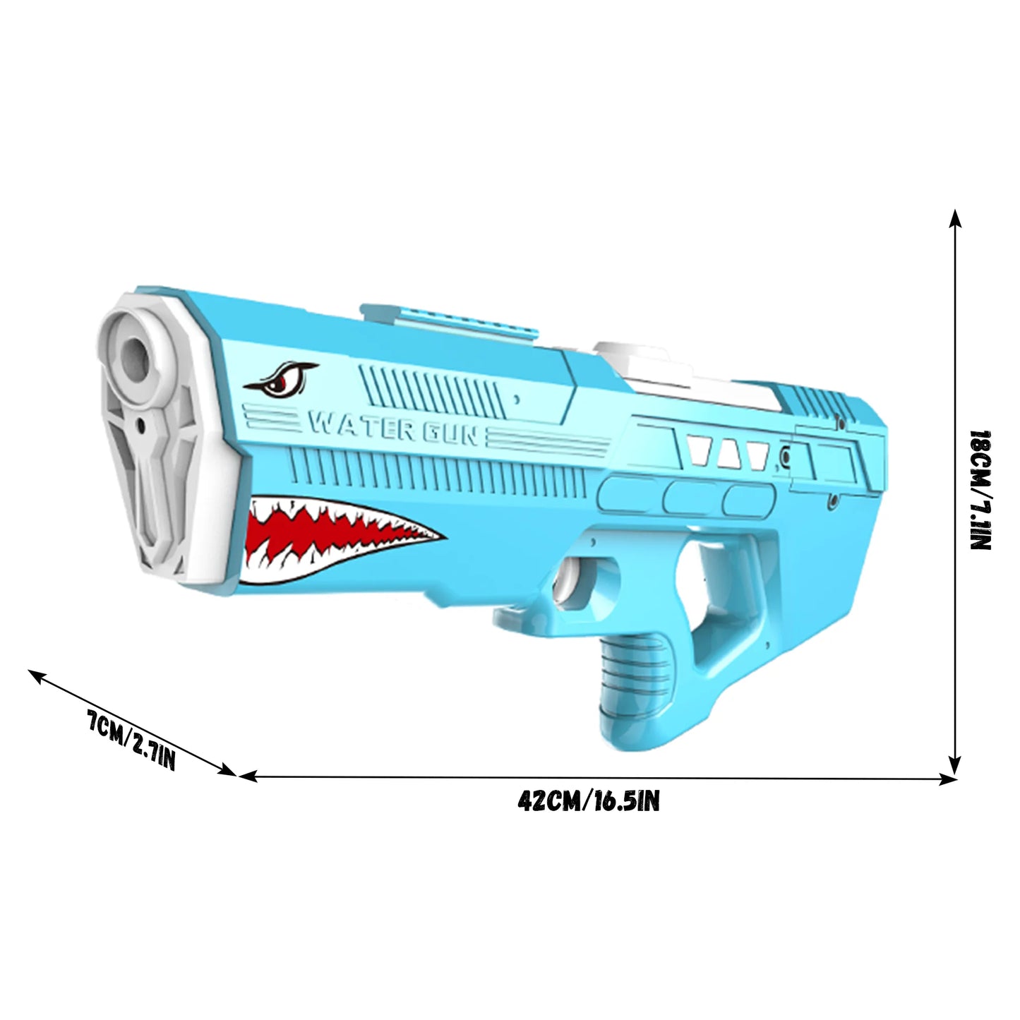 Hign-concerned Shark Electric Water Gun With Long Range