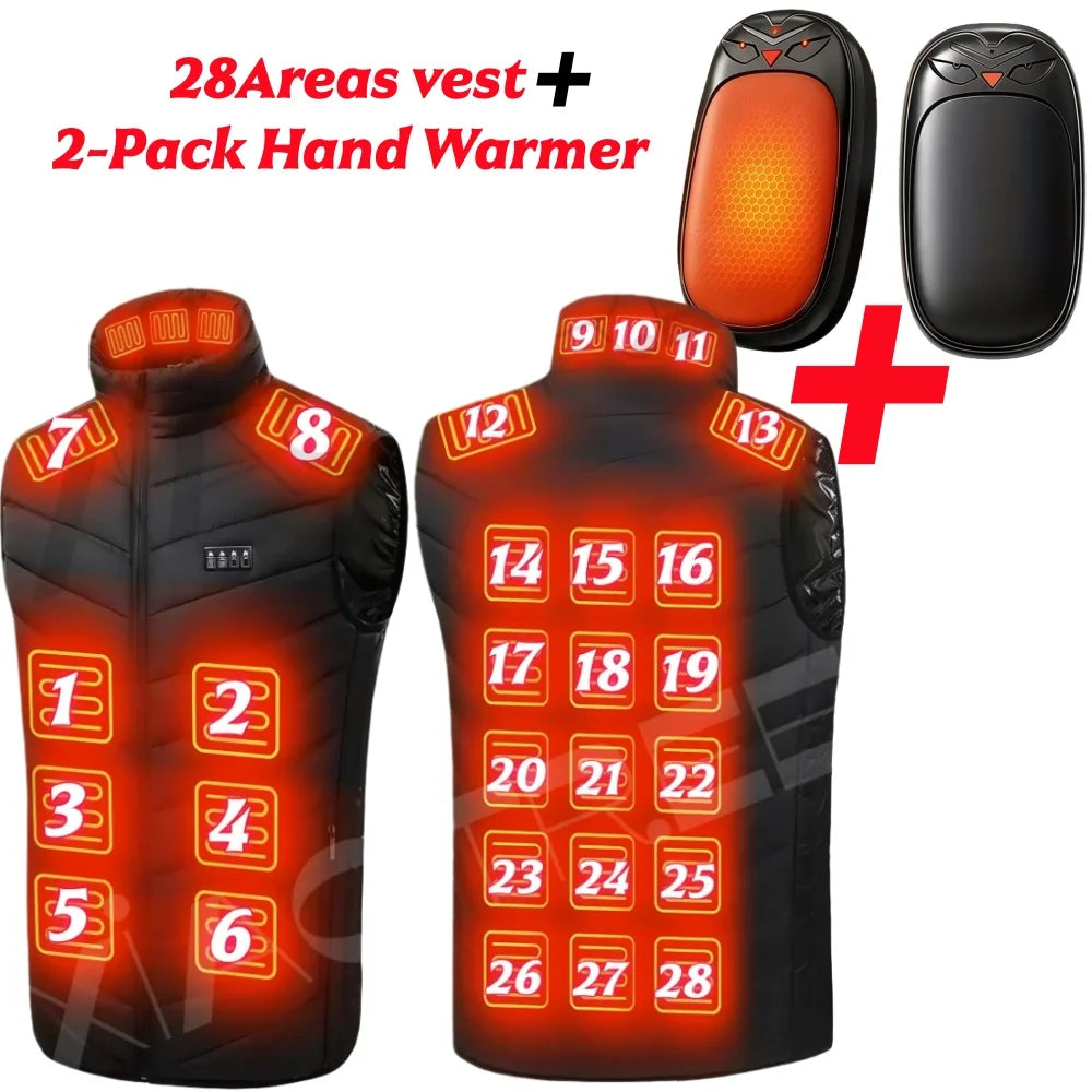 XIAOTREECN Heated Vest For Men Women Thermal USB Electric Warmer