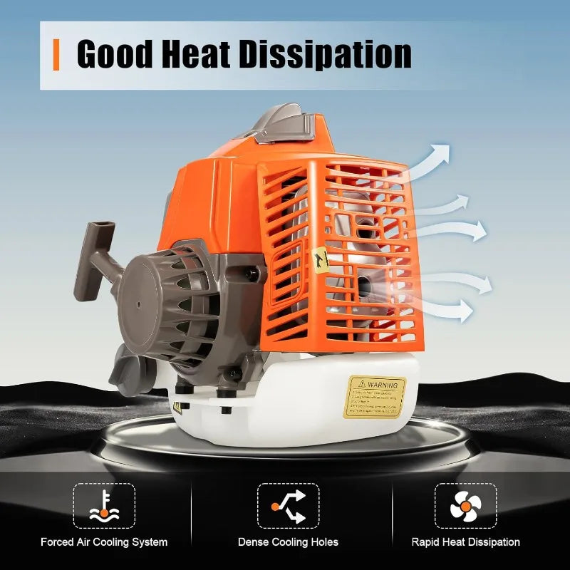 Hign-concerned 63CC Gas Powered Post Hole Digger Auger Ground Drilling