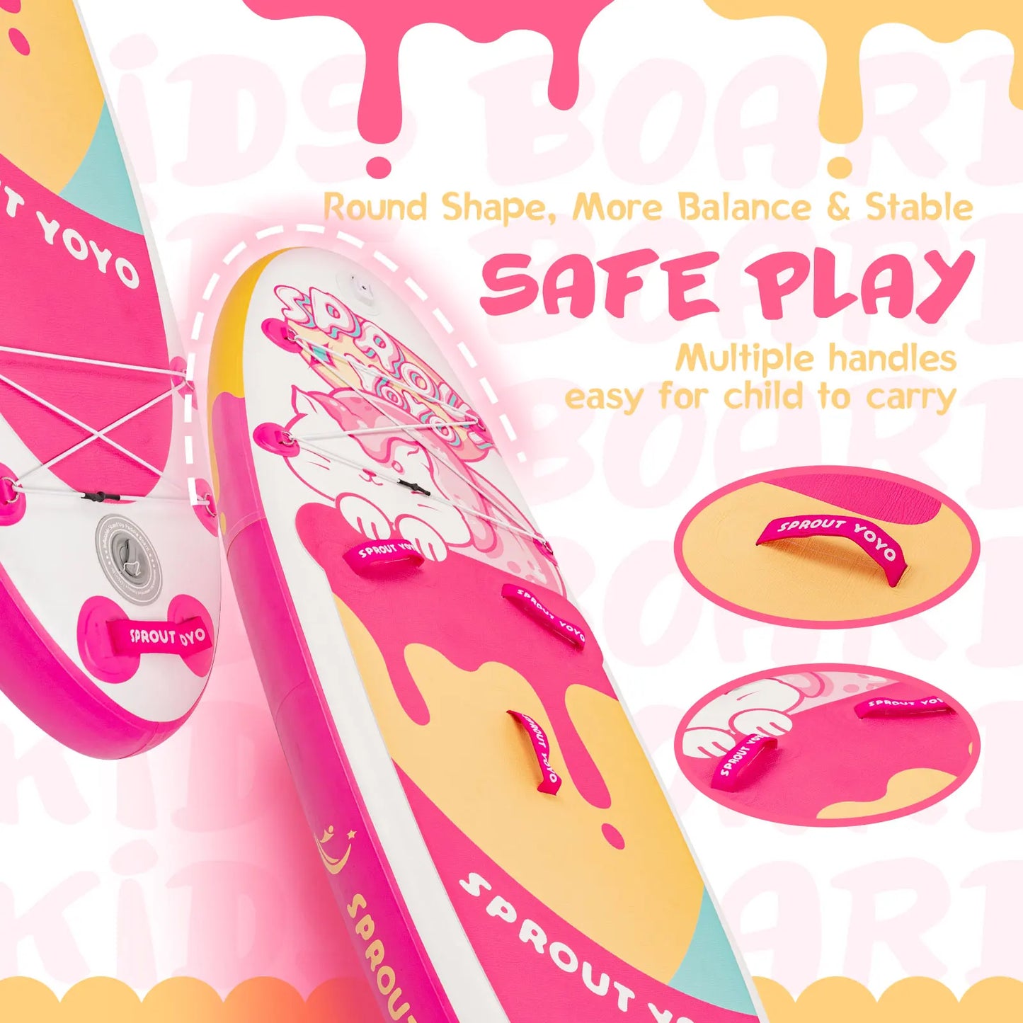 Spatium Kids Stand Up Paddle Board With Inflatable SUP Accessories