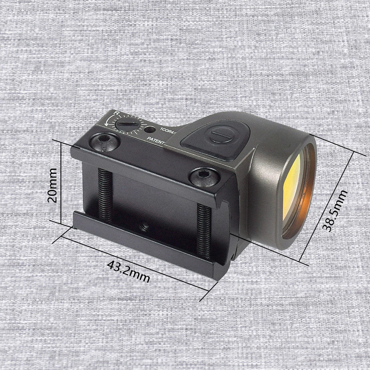 Tactical RM S Red Dot Sight Collimator Reflex For G17 Scope Optics Riflescope Fit Airsoft Weapons 20mm Rail Hunting
