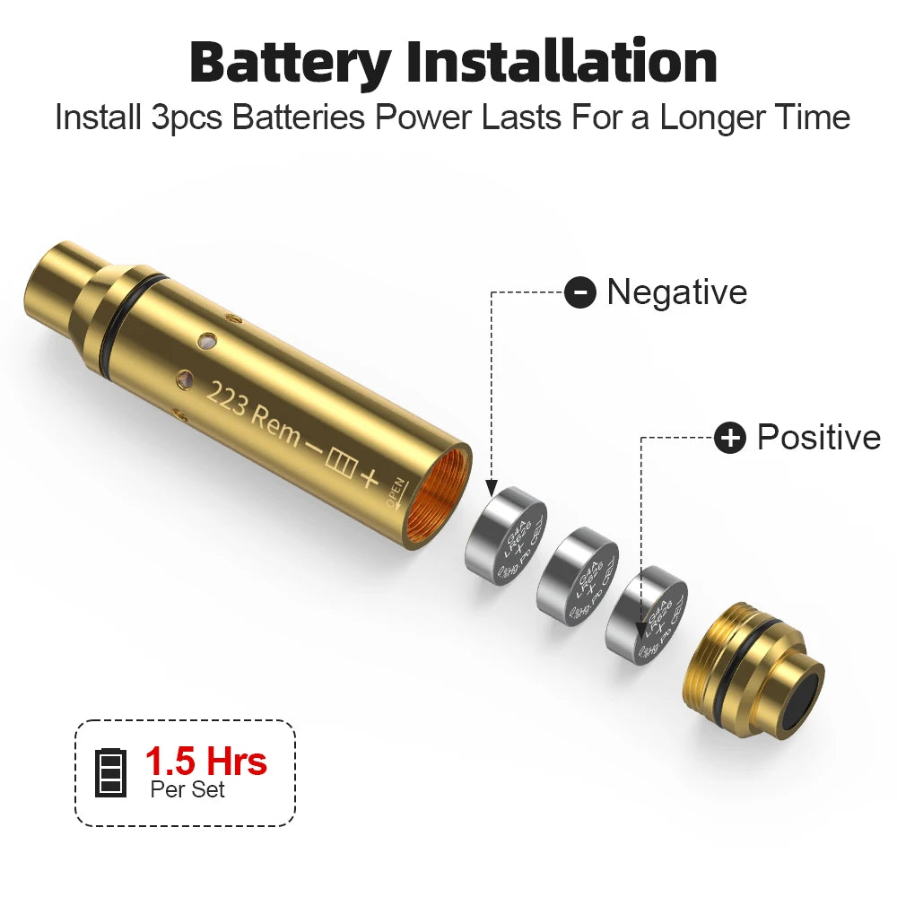 223 Laser Training Bullet Dry Fire Laser Trainer Cartridge