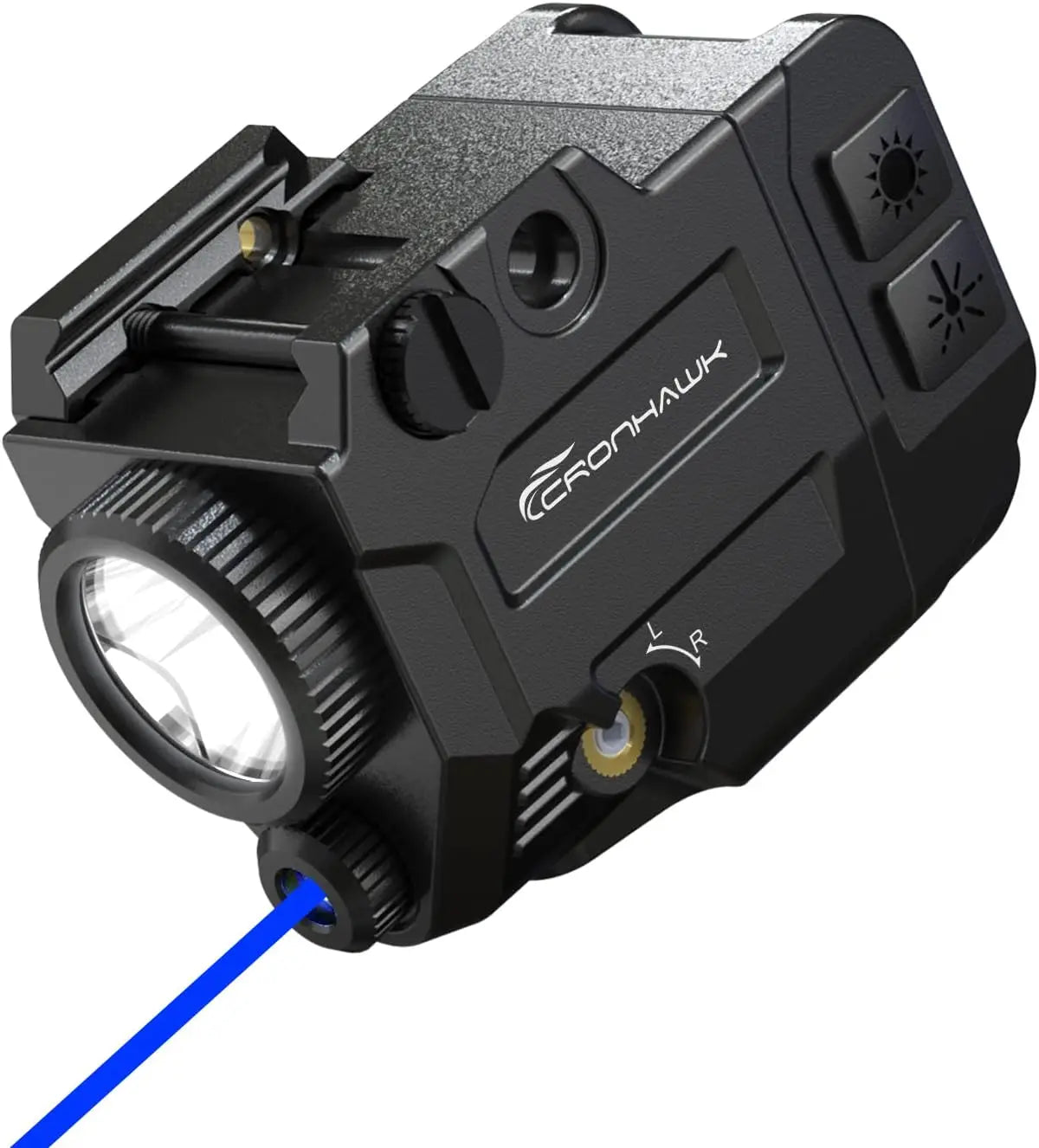 Low Profile Picatinny Rail Laser Sight For Glock Handgun