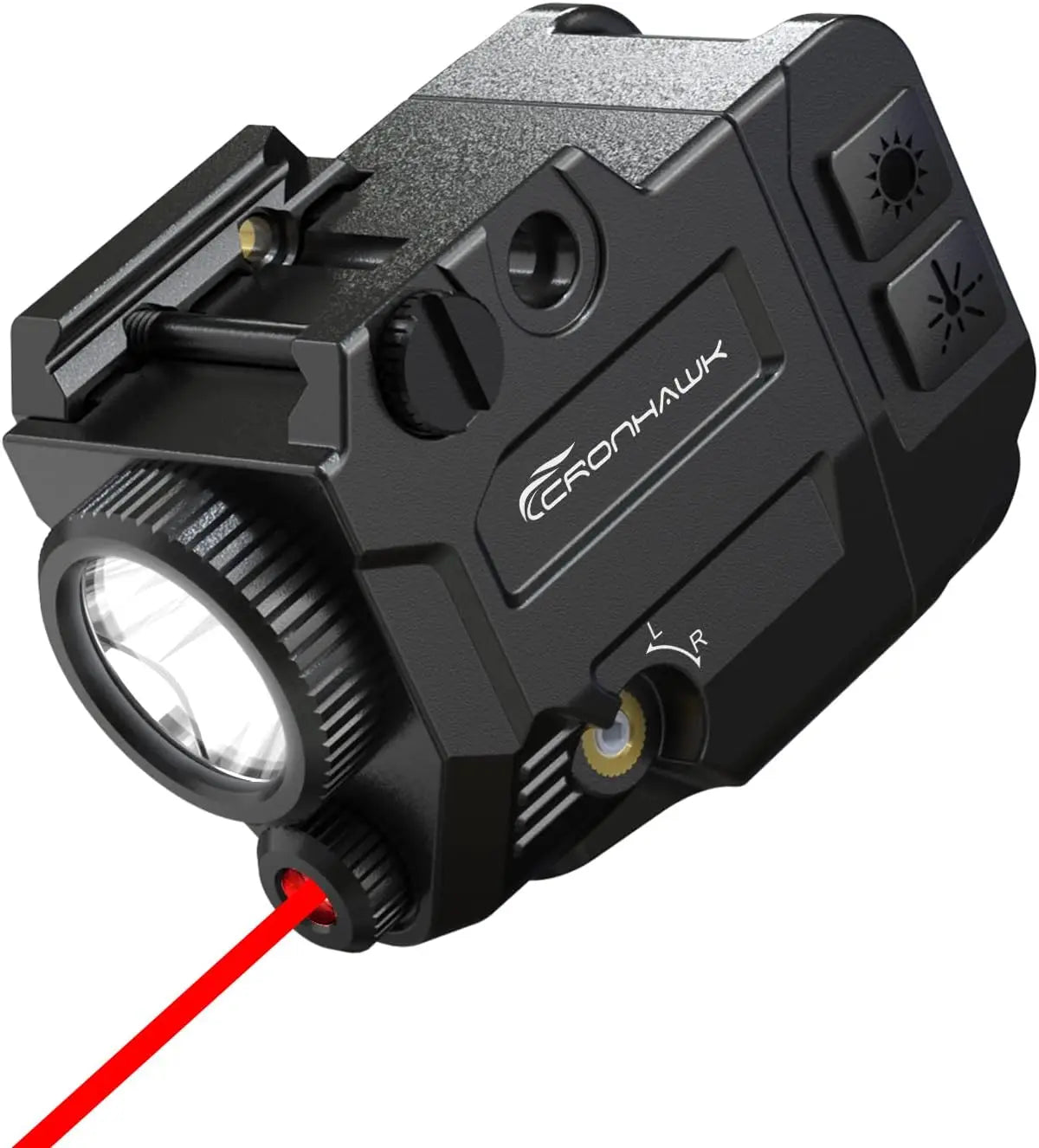 Red Laser Sight Picatinny Rail Handgun Low Profile