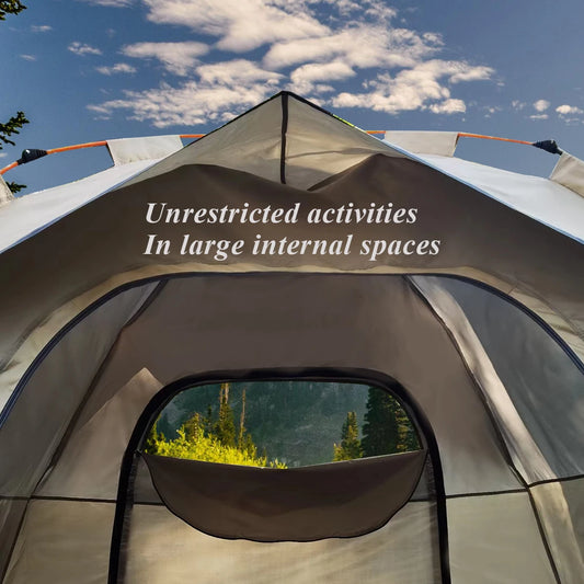 Pakicetus Outdoor Automatic Opening Tent Rainproof 2 Door
