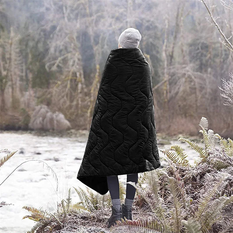 LQARMY Tactical Poncho Liner Woobie Camouflage Water Repellent