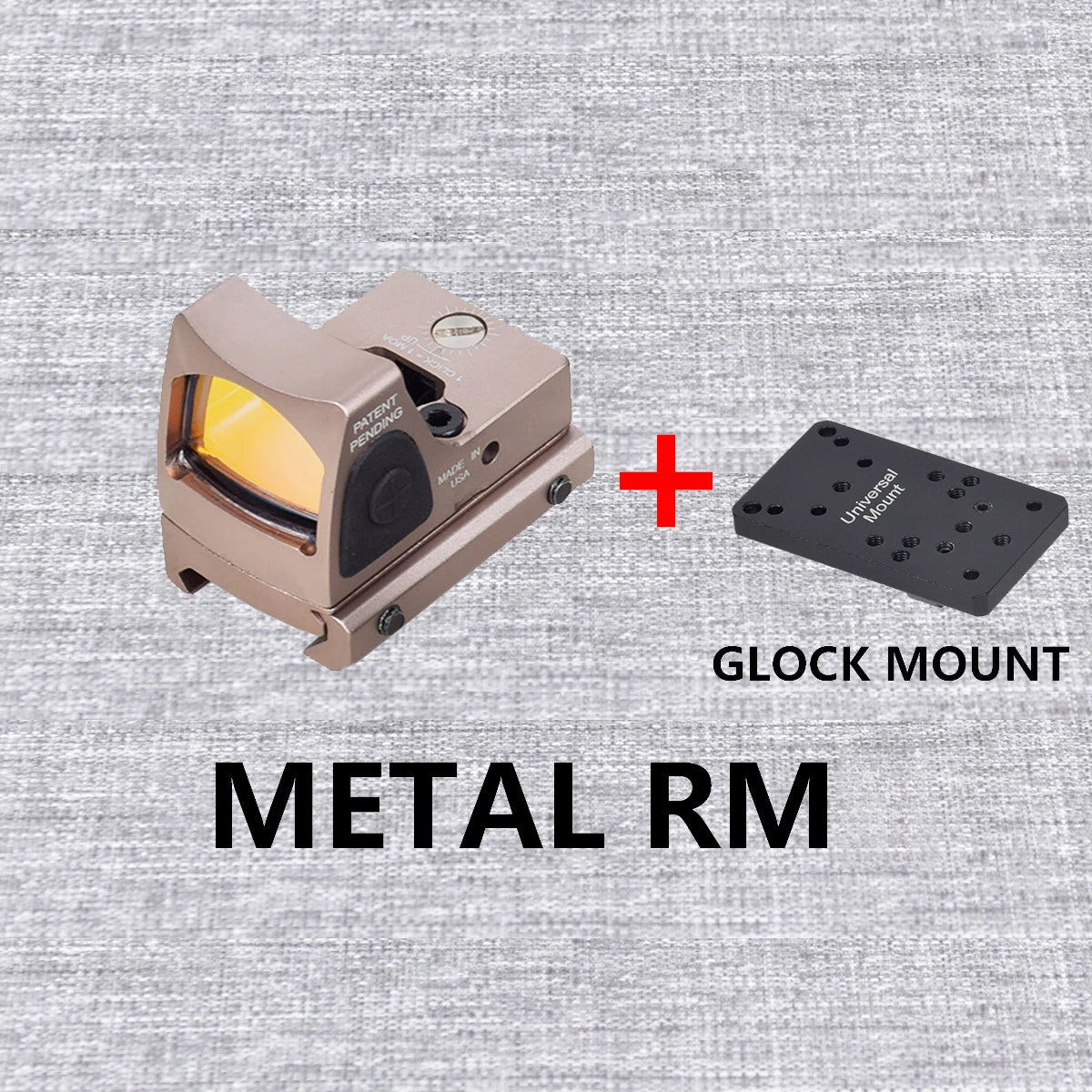 Tactical RM S Red Dot Sight Collimator Reflex For G17 Scope Optics Riflescope Fit Airsoft Weapons 20mm Rail Hunting