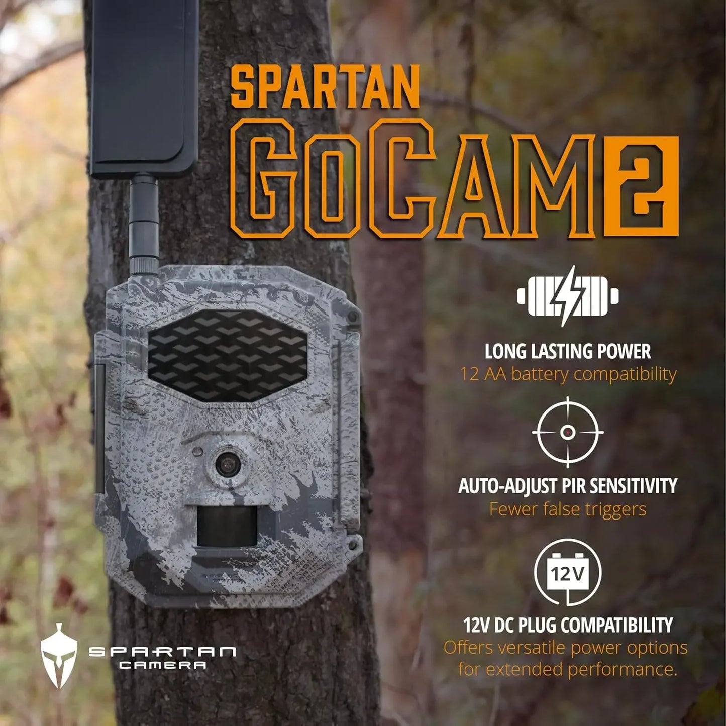 Spartan Camera GoCam2 Dual Pack Trail Camera 4G LTE NightVision