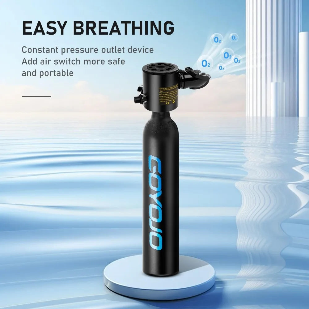 Kaalee Mini Scuba Tank With Pump For Snorkeling