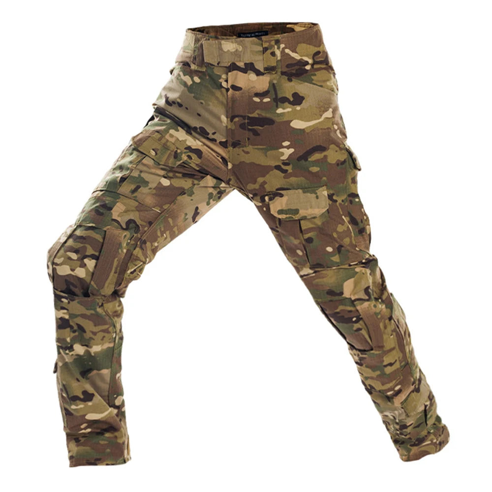 Combat Pants Tactical Camouflage Multicam For Outdoor Trekking Hunting