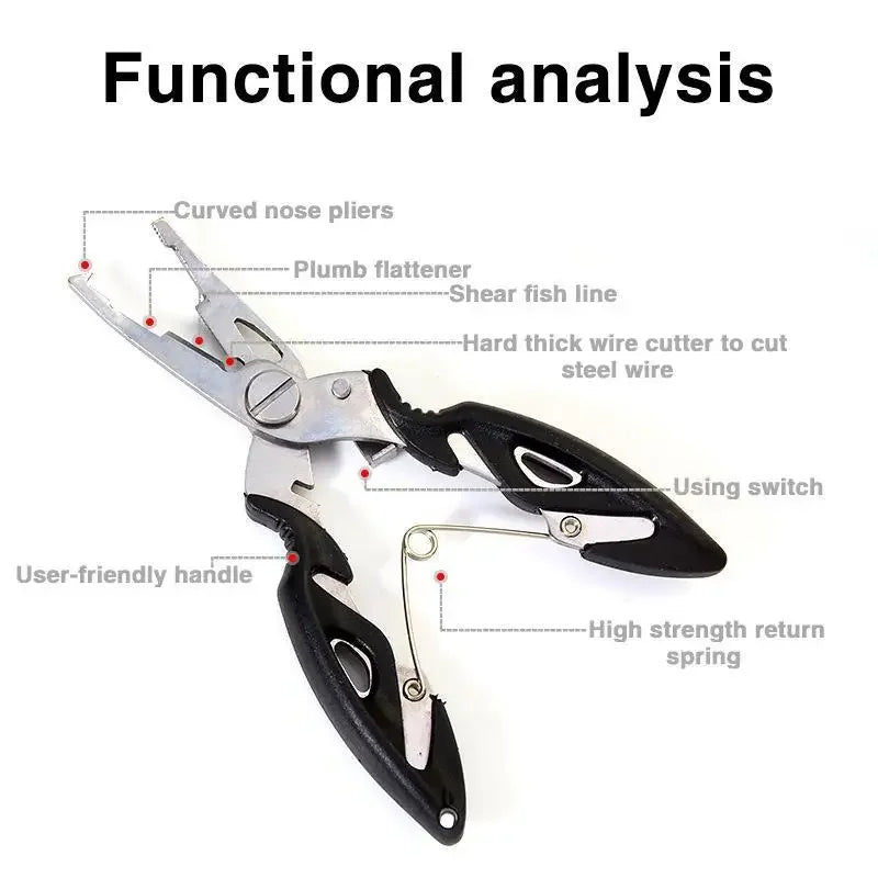 High-concerned Chemical Fishing Pliers Line Cutter Hook Remover