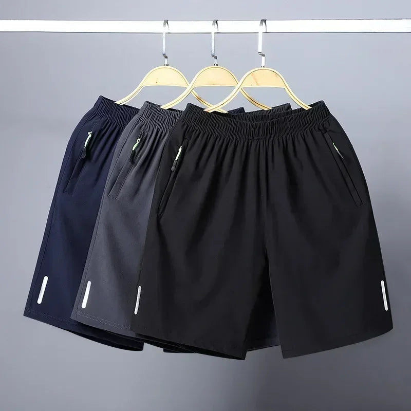 Ice Silk Men Beach Shorts Quick Dry Running Shorts